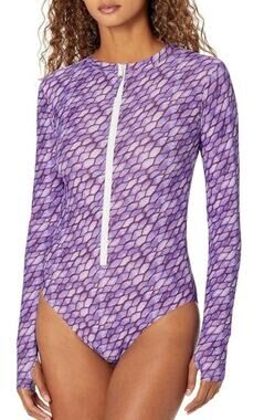 Mott50 x Margherita Lucia Longsleeve Zipper SPF50 One Piece Rash Guard Size S